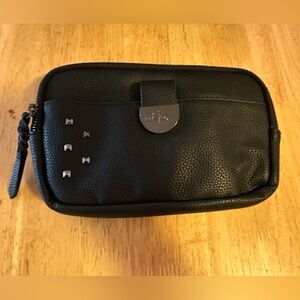 Black Leather Crossbody Bag